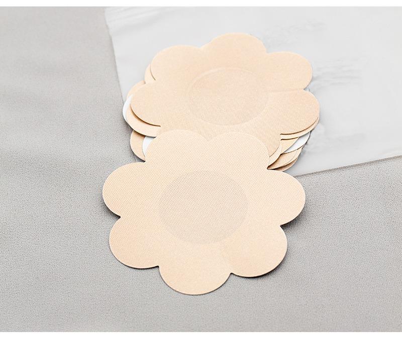 Unsichtbare Nippelaufkleber aus Seide - Ultradünn, Atmungsaktiv, Anti-Knubbel, Einweg-Brustabdeckungen