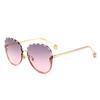 New European-American Trend Rimless Edge-Cut Large Frame Ladies Sunglasses 8913