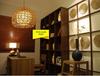 35cm Hand-woven Rattan Art Chandelier Round Fish Scale Bamboo Weaving Lamp Pastoral Retro Balcony Restaurant Chandelier