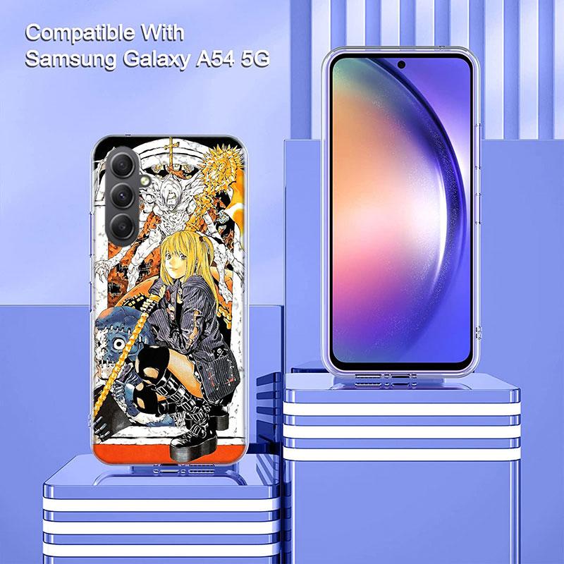 Anime Death note Amane Misa Phone Case for Samsung A16 A26 A36 A56 A17 A37 A57 A07 A06 A02S A03 A04S A05S Galaxy Note 20 10 A50S