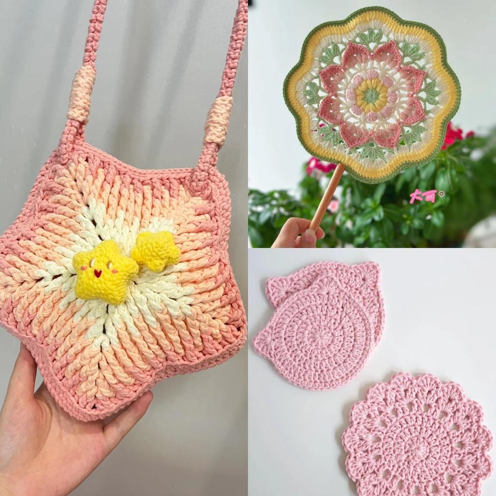 Croșetare Fir Gol Cordon de Nailon Fir de Tricotat Mătase Lucios Linie de Croșetat pentru DIY Covoraș Pălării Genți Pantofi Artizanat