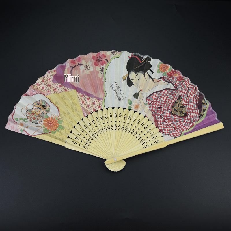 

Японский и китайский стиль бамбуковый складной веер для украшения сашими в ресторане