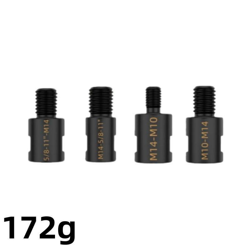M10 To M14 Angle Grinder Adapter, Cross Drill Hole Opener Conversion Rod, 5/8-11 American Thread