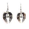 Les Trésors De Lily [J6768] - Designer Earrings 'Les Ailes d'Ange' Silver
