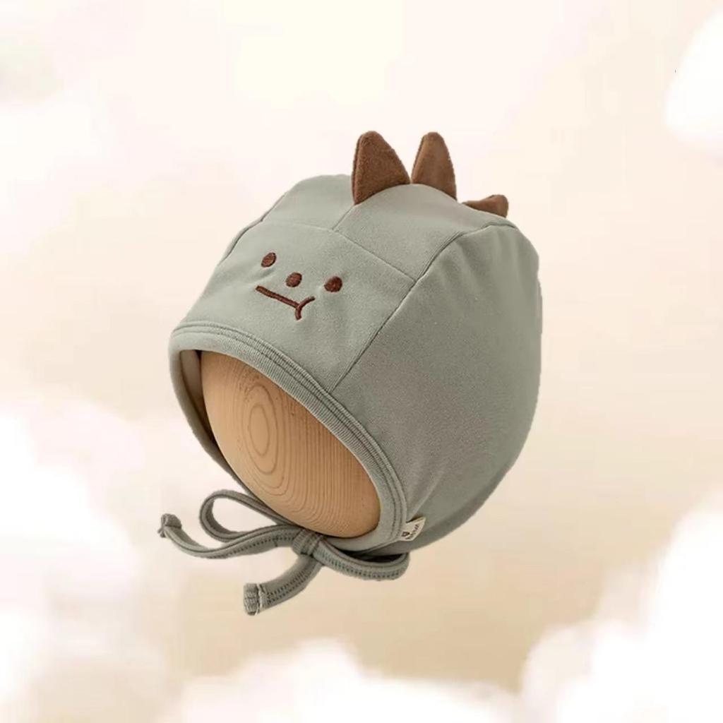 Urocza Kreskówkowa Czapka Ochronna na Uszy dla Niemowląt Wiosna Jesień Ciepła Czapka Beanie dla Chłopca Dziewczynki Outdoor Wiatroodporna Niemowlęca Czapka z Nausznikami