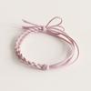 Hand-Woven Bow Head Rope Female Simple Temperament Elegant Hair Tie Gift For Girlfriends