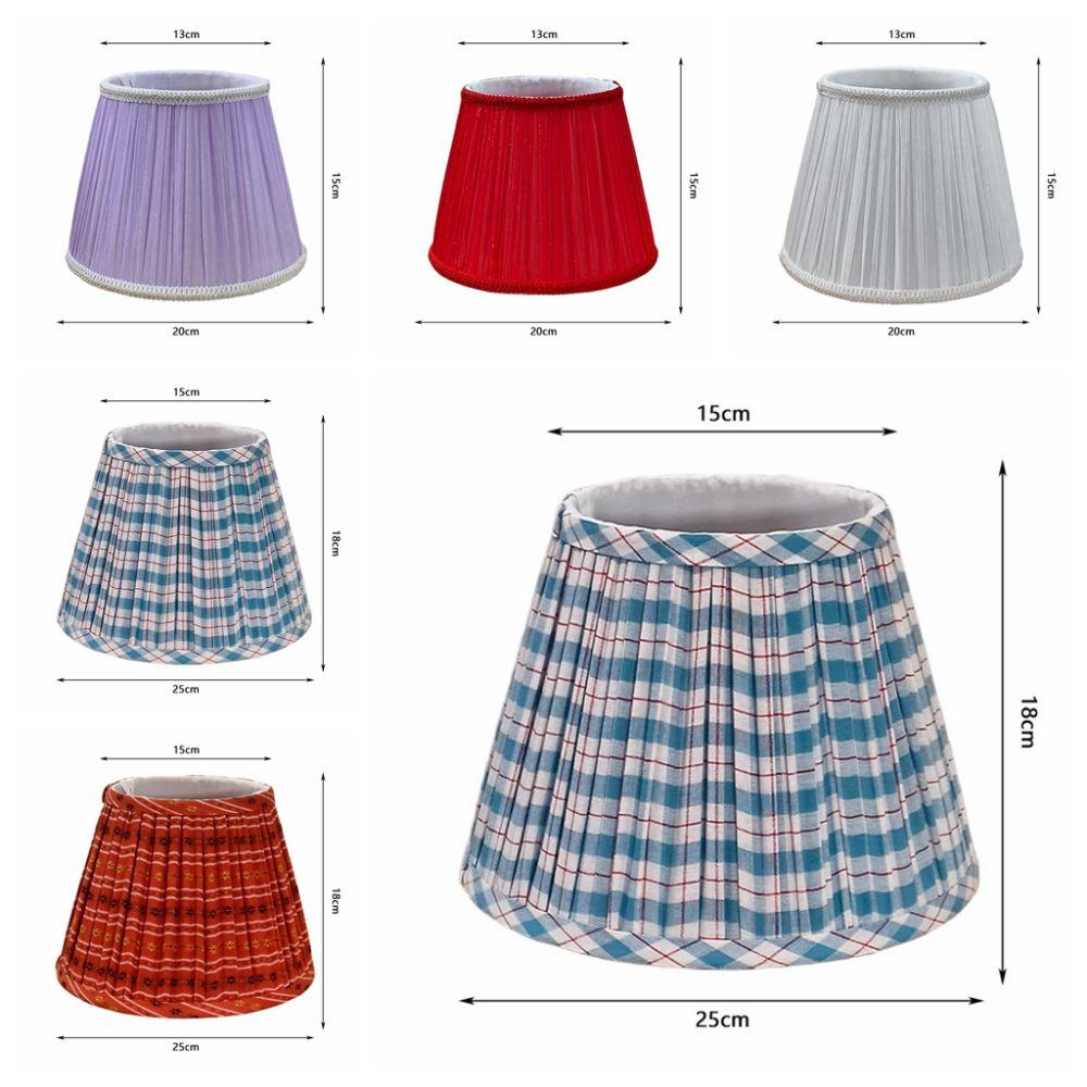 20/25cm Cloth Lamp Shade E27 Chandelier Lampshade Modern Table Lamp Cover Candle Chandelier