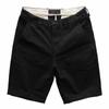 Hong Kong Style Men's Elastic Work Shorts - Solid Color, Fashion Trend, Streetwear, Five-Point Casual Pants for Men & Teens