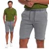 Men's Knitted Shorts With Pockets Summer Effect Jeans Shorts MORAJ 3XL GREY
