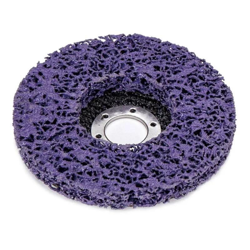 1PC 100 115 125mm Abrasive Strip Disc for Angle Grinder Paint Rust Removal Coral Poly Wheel