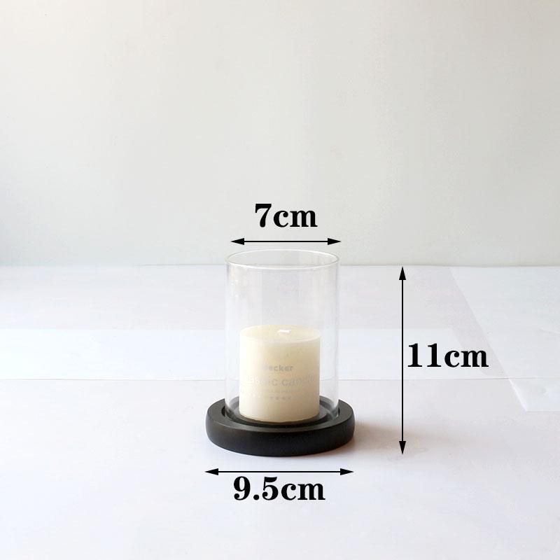 High Borosilicate Glass Windproof Candle Cover for Wedding Candelabra and Buddha Butter Lamp