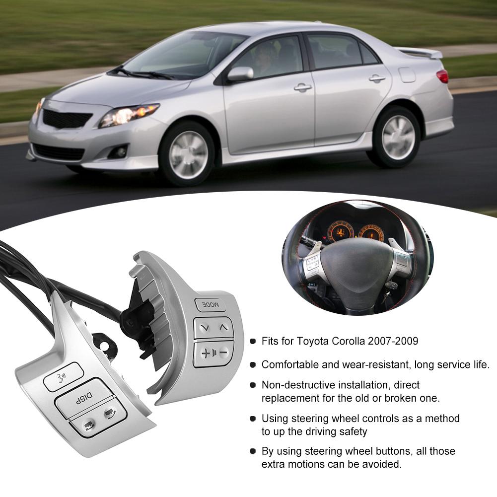 Auto Multifunktions Lenkrad Tasten Schalter Passt für Toyota Corolla 20072009