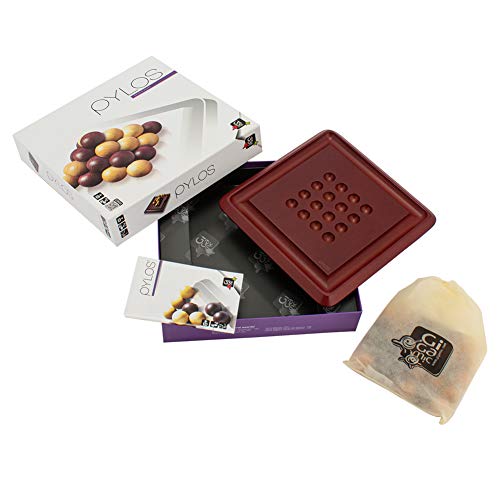 Gigamic PYLOS Board Game, a stylish French-made tabletop game for kids and adults, perfect for brain training and educational play. [Imported]