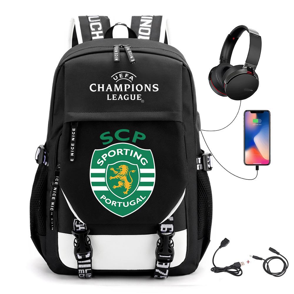 3-delige Schoolrugzakset voor Studenten Grote Capaciteit Oxford Stof Schooltas met Schouderband en Etui