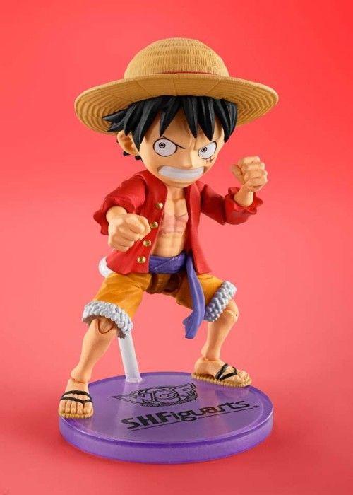 Figurine One Piece - Monkey.D.Luffy World Collectable Figure× S.H.Figuarts 8cm