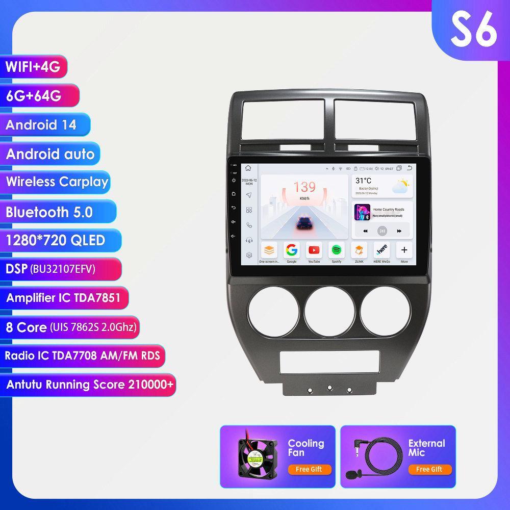 2007-2009 Jeep Compass Android GPS Navigator with Large Screen