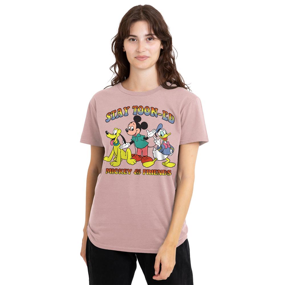 Mickey & Friends Unisex Adult Stay Tooned T-Shirt