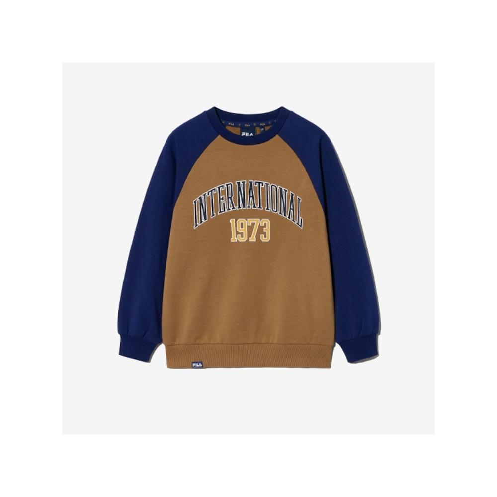 

[fila Kids] Brushed Raglan Sweatshirt Fk2pog4202x Lbr q0zFk2pog4202xLbr LIGHTBROWN/110