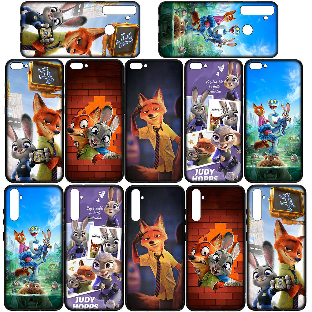 Чехол для телефона для iPhone 17 16 15 Xiaomi Poco F8 F7 X7 X6 M8 C85 C75 C71 Redmi Note 14 13 11 12 Pro Max A4 14C 13C 15C Джуди Аниме Зверополис Гэри Ник 2