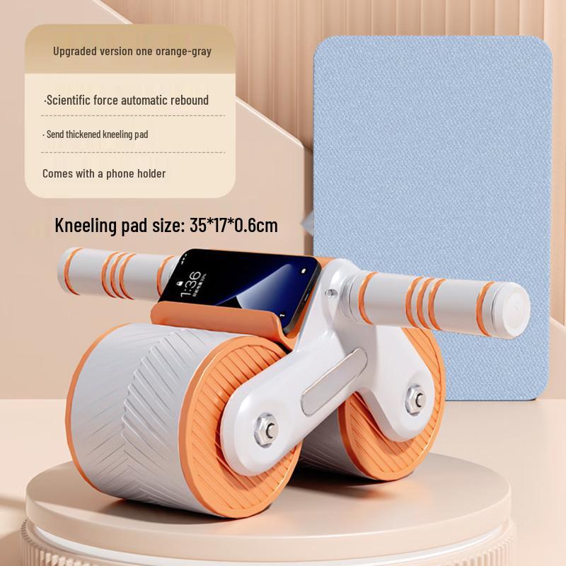 

Vibrant Orange Automatic Rebound Abdominal Tank Roller