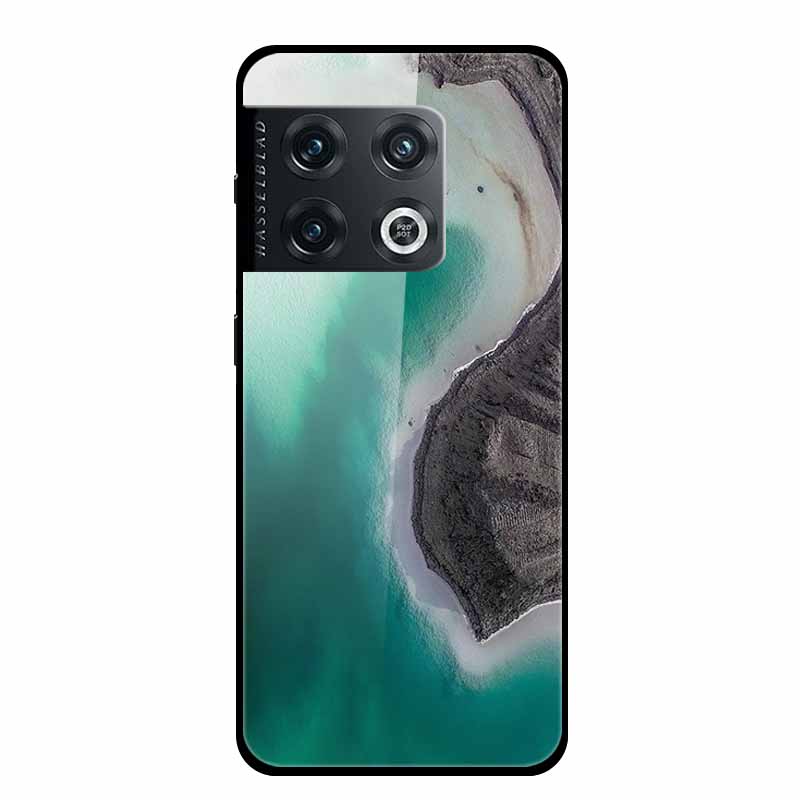 

For OnePlus 12 12R Case Luxury Tempered Glass Back Cover Hard Case For OnePlus10 Pro OnePlus Ace 3 Fundas Colorful Marble Coque OnePlus 10 Pro