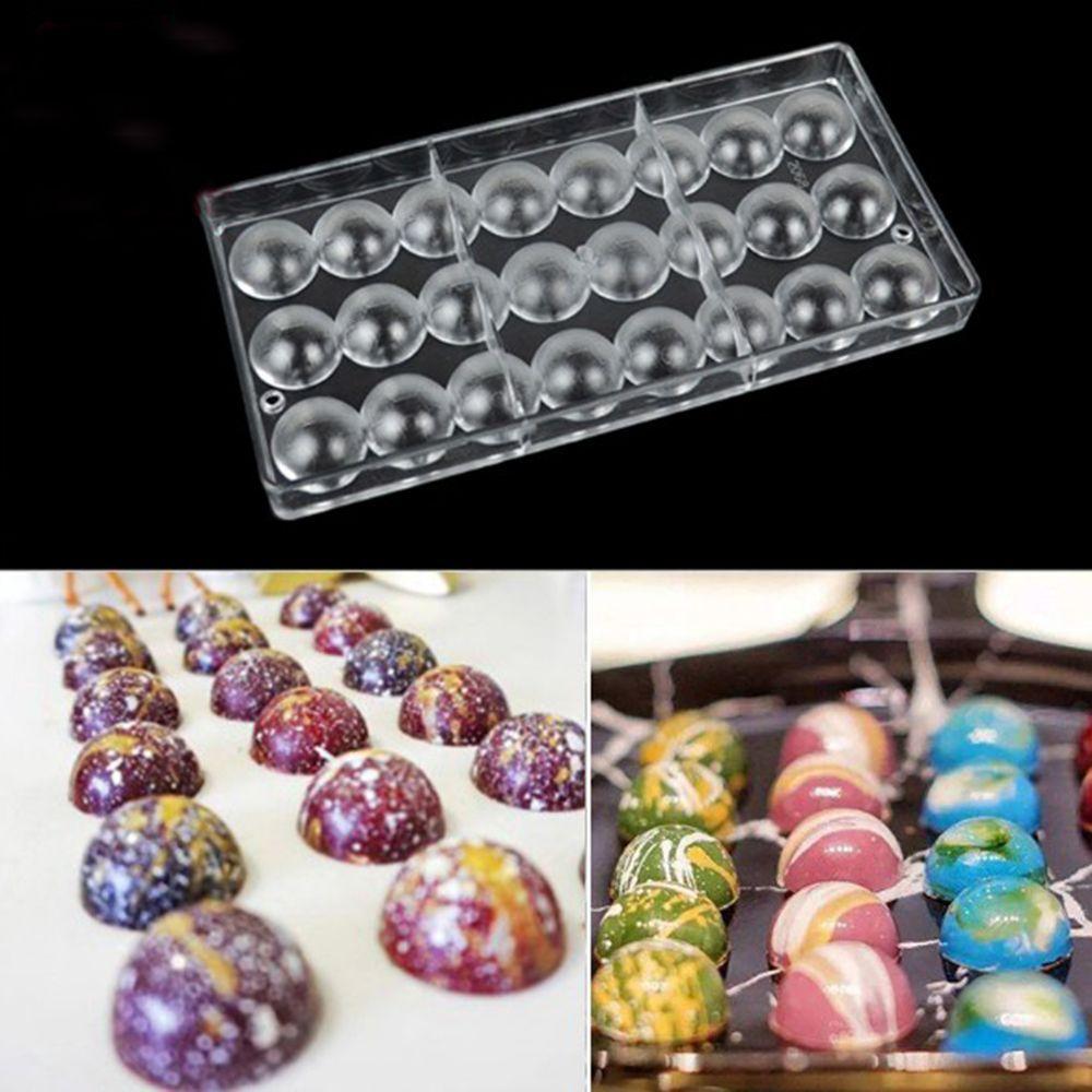Home 24 Halve Bol Fondant DIY Taart Mousse Vorm Bakgereedschap Snoepmaker Harde Chocolade Vorm