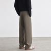 Men's Black Trousers Men's Straight Casual Suit Pants New Autumn and Winter Old Money Pants Drape Wide-leg Pants