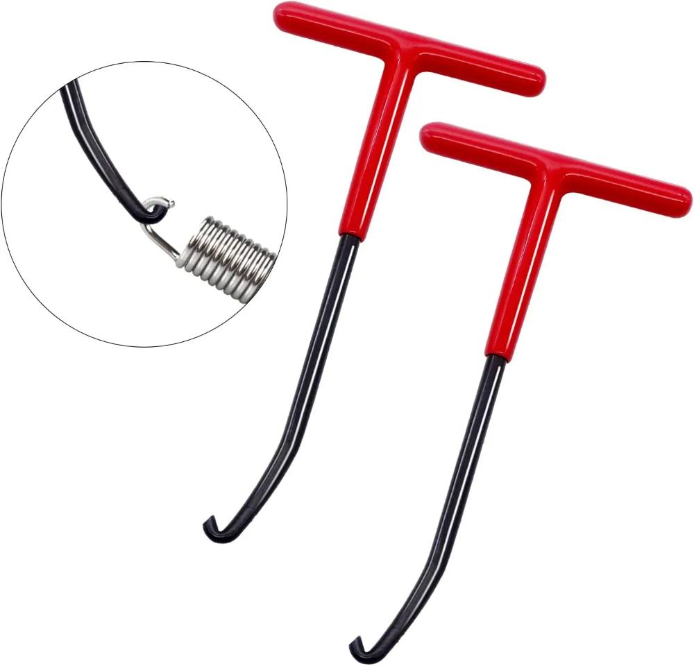 1pc Motorcycle Exhaust Spring Hook Universal T Shaped Handle Exhaust Pipe Spring Puller Installer Hooks Removal Repair Tool