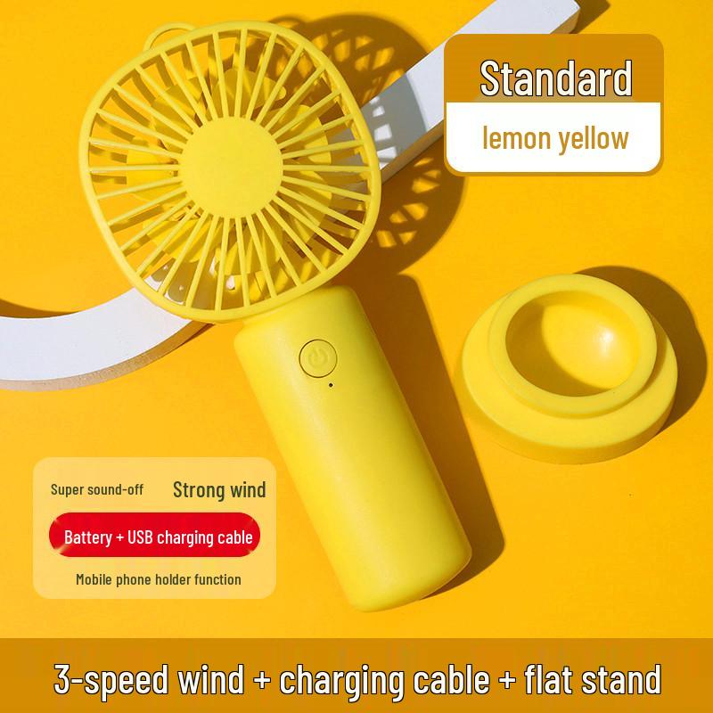 Mini Portable USB Handheld Desktop Fan for Office & Student - Rechargeable Small Electric Gift Fan