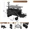 Qiuchi 8-inch Rear Flip Outdoor Camping & Picnic Cart