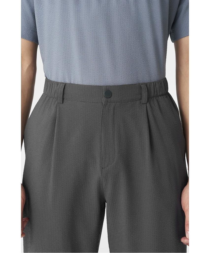 Koolongseupocheu Men'S Seersucker Tapered Fit Pants (Set-Up) Tlpnm26581Dgy