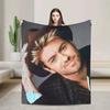 George Michael Decke Qualität Warm Weich Überwurfdecke für den Winter Heimdekoration Tagesdecke für Studenten Lustiges Design Gemütlicher Komfort