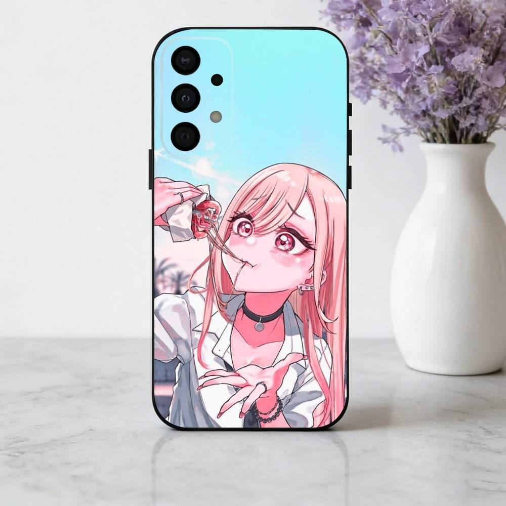 M-Marin K-Kitagawa My Dress Up D-Darling  Phone Case For Samsung Galaxy A73,A72,A71,A70,A53,A52,A51,Soft Silicone Black Cover