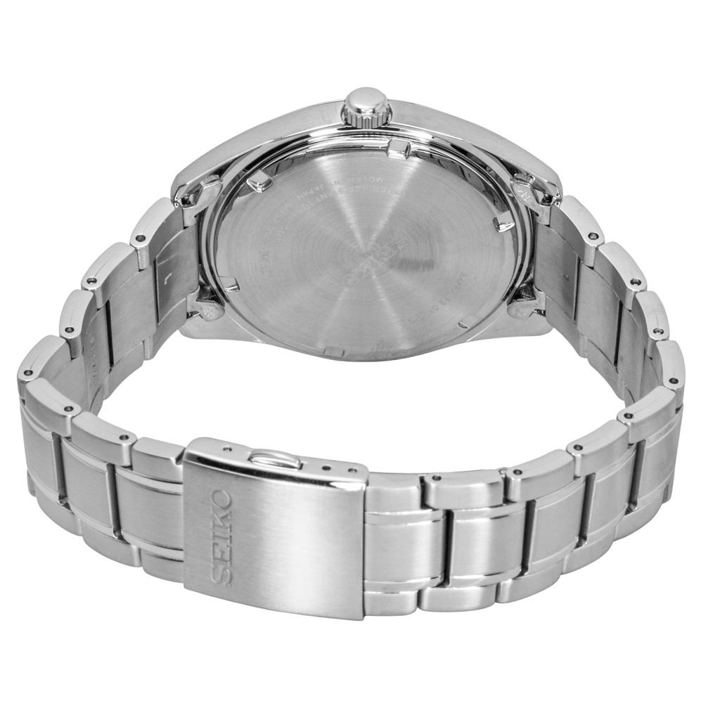 Seiko Stainless Steel Green Dial Quartz SUR527P1 100M Men's Watch