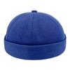 Street Wear Cotton Brimless Hat Solid Color Breathable Brimless Skullies Cap Vintage Docker Hats Summer