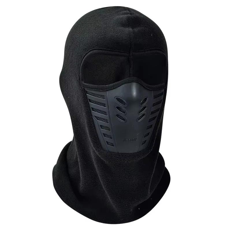 Winter Outdoor Skiing Riding Masked Cap Thickened Fleece Cap Scarf Face Protection Warm Windproof Hat Headgear Mask