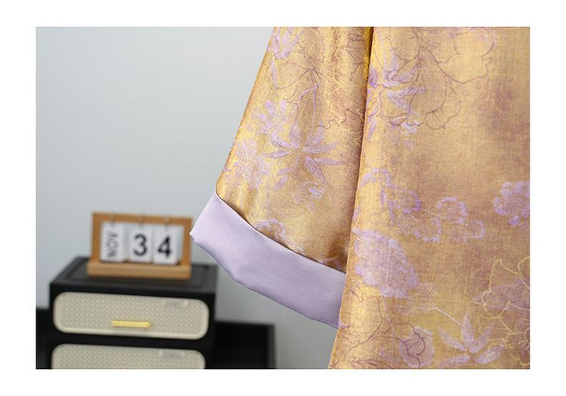 Fashionable Chinese Style Spring/Summer Jacket for Middle-aged and Elderly Women - 2026 Three-Quarter Sleeve Top