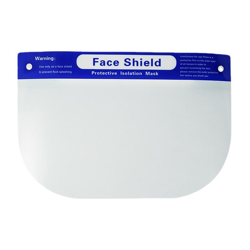 High-Definition Transparent PET Face Shield: Anti-Droplet, Anti-Fog, Anti-Splash, Anti-Sand, Anti-Dust Protective Mask