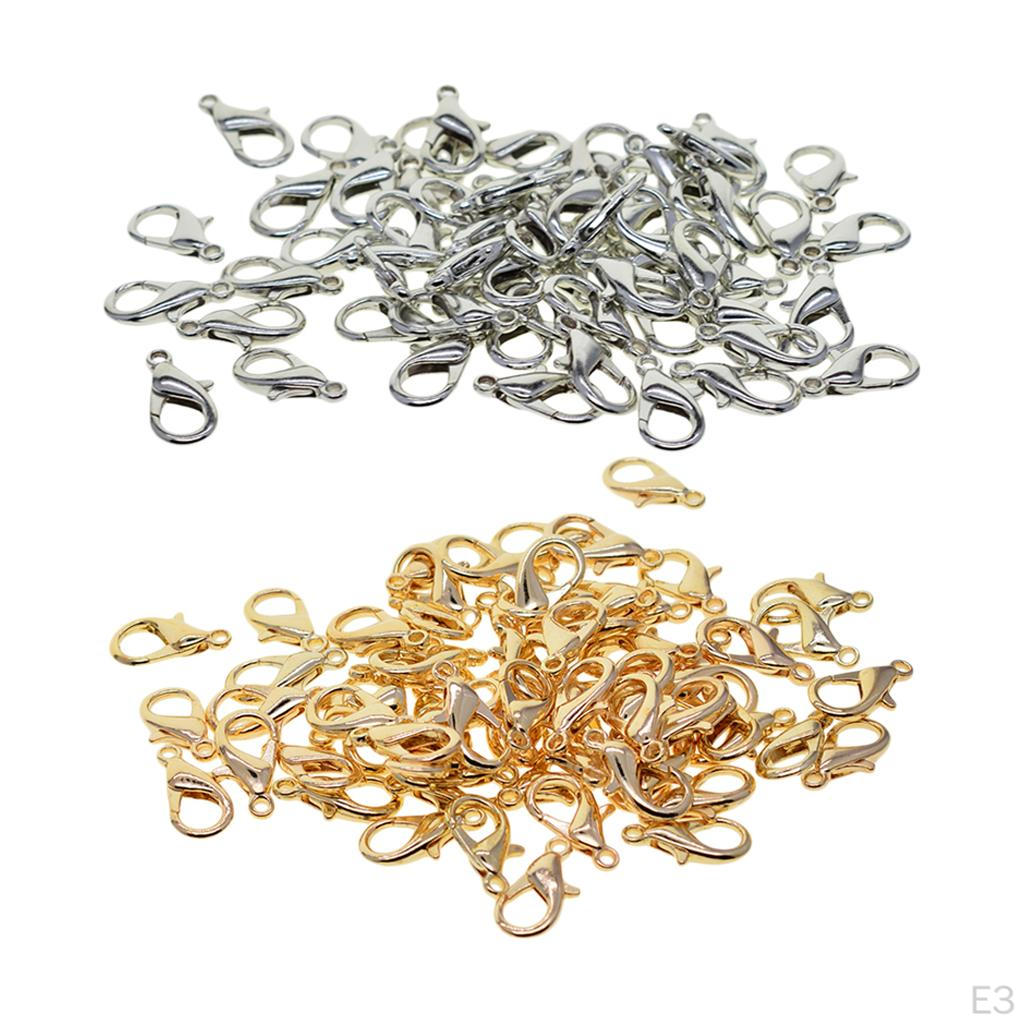 50 Lobster Claw Clasp Jewelry Making Accessory DIY Necklace Bracelet 18mm
