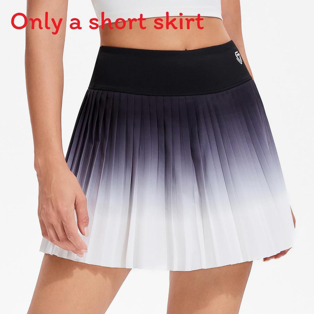 Tennis Skirt Spring Summer Fabric High Waist Pleated Activewear For Women