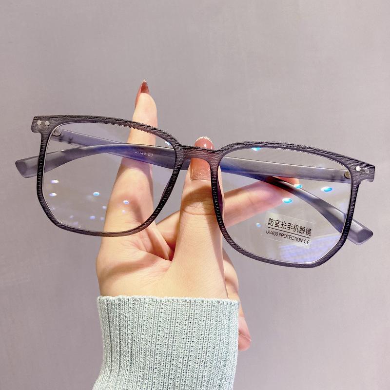 New Unisex Square Polygon Glasses for Men Women PC Frame Glasses Plain Glasses Nearsighted Eyewear Glasses -1.0 -2.5 -2.0