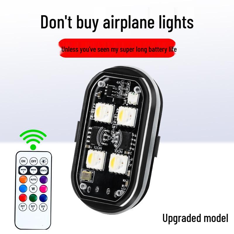 Wireless LED Strobe & Tail Lights for Planes, Motorcycles, Bicycles, and Cars