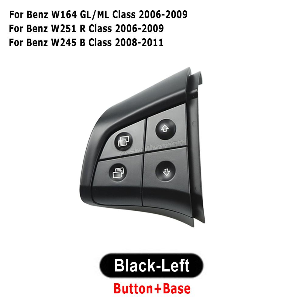 A164 820 7910 9116 16482079109116 Car Steering Wheel Button 4 Keys for Mercedes-Benz ML GL B R-Class W164 W245 W251 Auto Parts