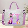 Anime Cartoon Printed Student Commuter Handbag Large Capacity Portable Casual Canvas Bag