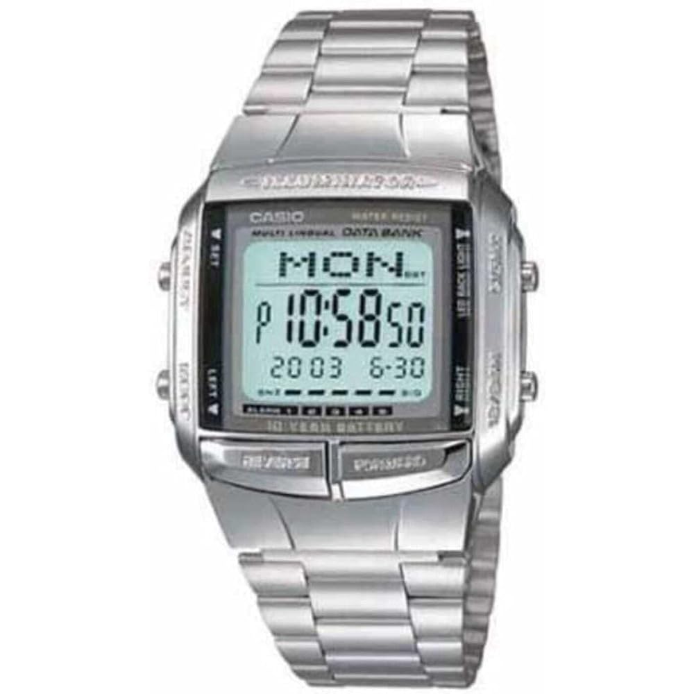 [Casio] CASIO Data Bank Watch, Overseas Model DB-360-1ADF, Silver [Parallel Import]