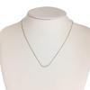 Used Good Item Canal4 Canal Yondo Sea Silver Bar Design Chain Necklace Accessory 151824121007 Gold Color Ladies Old Clothing Used USED