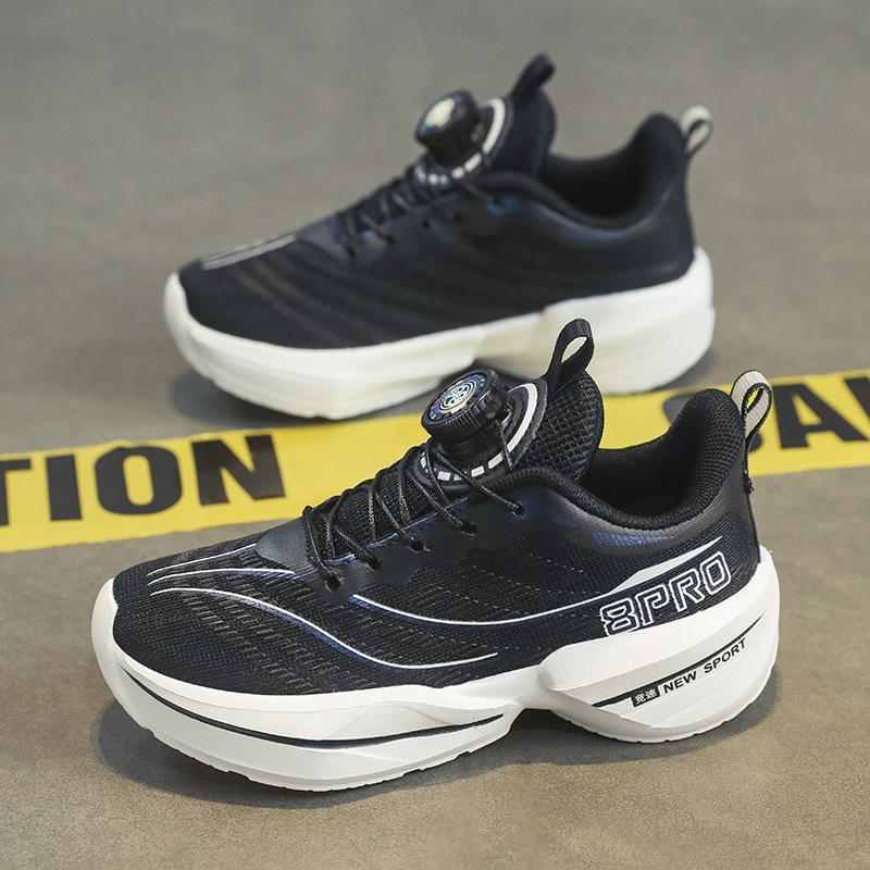 Chitu 8pro2025 Spring New Children's Running Shoes Boys Sports Shoes Soft Sole Boys Mesh Rotating Button