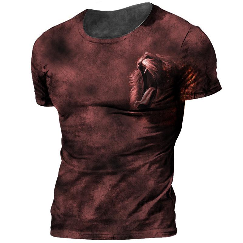 New Hot Selling Retro Men's T-shirt 3D Printing Retro Short Sleeve Top Fashion Men's Clothing Street Hip Hop Hot Style
