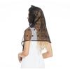 Sheer Lace Turban Headscarf for Women Church Attendance Mantilla Veil Lace Head Covering Shawl Wrap for Worship Service