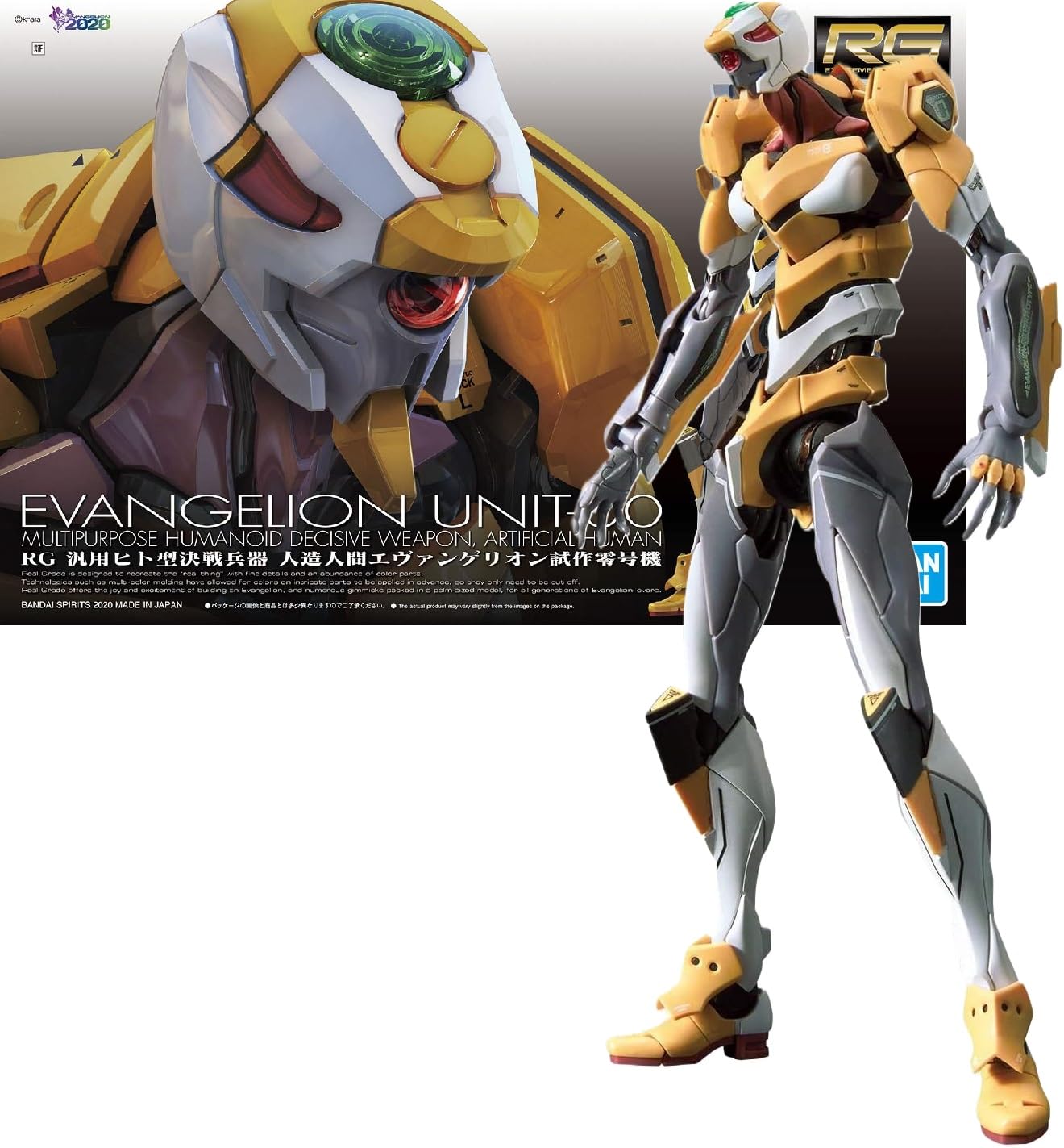 

[RG] Evangelion General-Purpose Humanoid Decisive Weapon Artificial Human Evangelion Prototype Unit-00 1/144 Scale Pre-Colored Plastic Model Kit